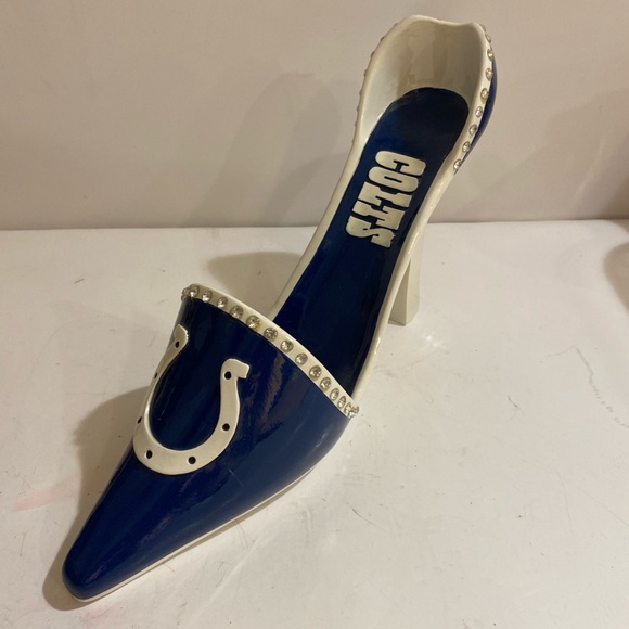 Ceramic Colts Team Shoe Wine Holder (KA) - Picture 7 of 14